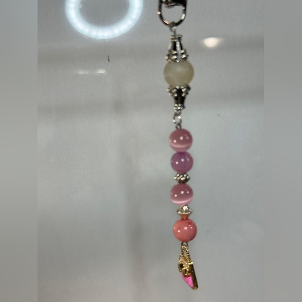 Pink Pearl keychain.